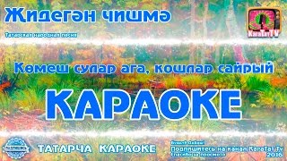 Караоке - "Жидегэн чишмэ"  Татарча жырлар | Татарская народная песня KaraTatTv