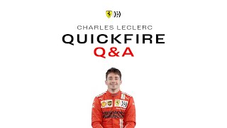 Quickfire Q&A - Charles Leclerc