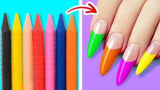 NAIL TRICKS YOU CAN`T MISS || MANICURE HACKS