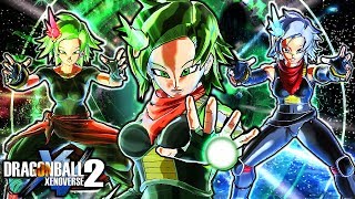 NEW LEGENDARY FEMALE SAIYAN - Best Everything CUSTOM Moveset & Skills CaC God - Xenoverse 2 Gameplay