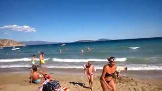 Tolo beach 2014 Greece Grecja motocyklem