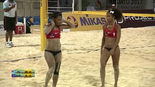 Pacific Mini Games Van2017 Beach Volleyball Women Fiji vs Guam
