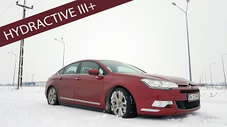 Citroen C5 Hydractive III+ suspension demonstration.