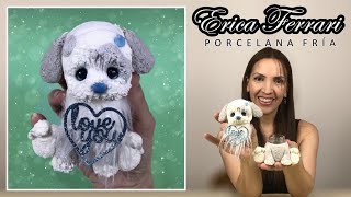 Perro Modelado en Frasco Decorado | Dog Jar | Tutorial Fácil | DIY | Erica Ferrari Porcelana Fría
