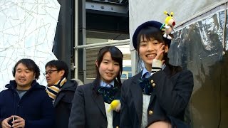 20150211 AKB48チーム8 本田仁美＆岡部麟 (カメラに向かって…) TOYOTOWN ICE GARDENイベント in赤坂サカス