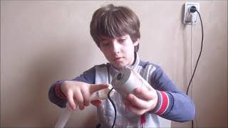 Светильник из полипропилена..!!!