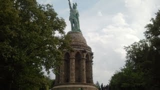 Das Hermannsdenkmal im Teutoburger Wald Deutsche Mittelgebirge #4