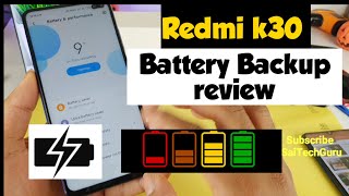 Redmi k30 battery life test with SOT