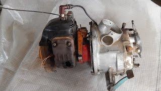 Go Kart #1 Стыковка бензопилы и КПП  МТ
