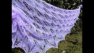 Alize Kid Mohair шаль Kiri