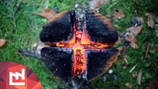 DIY Project : Make a BBQ in a trunk (Swedish Torch method)