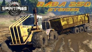 SPIN TIRES mod tractor Raba Steiger 250
