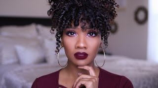 Burgundy Makeup Look