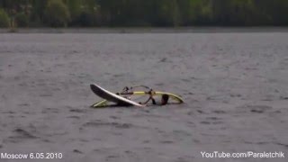 Windsurfing Strogino Moscow 6 05 2010 Виндсерфинг в Строгино Москва
