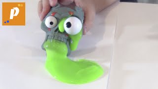 Распаковка обзор зомби лизуна  как сделать лизуна зомби против растений Plants vs zombies