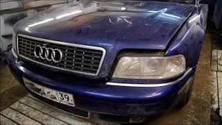 audi a8 замена клапанов печки,дисков,грм помпы сальников
