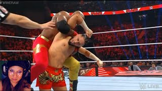 WWE Raw Ali vs Bobby Lashley 11/14/22