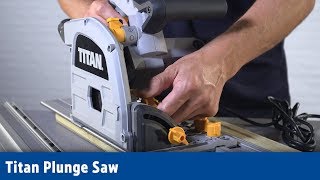 Titan Plunge Saw | Screwfix