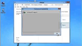 How to change display language in Windows 8.