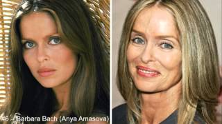 16 Bond girls Then and now