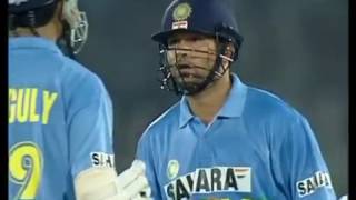 Sachin Tendulkar 141 India v Pakistan Samsung Cup 2nd ODI at Rawalpindi 2004