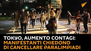 #Tokyo, aumento contagi: manifestanti chiedono di cancellare Paralimpiadi