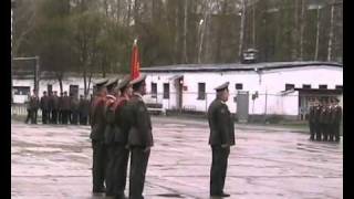 Прощание со знаменем в/ч 14174, Колпашево.