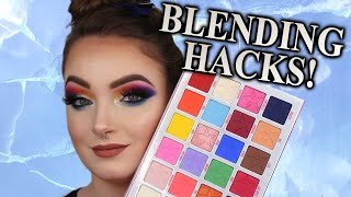PERFECT RAINBOW SMOKEY EYE TUTORIAL (GAME CHANGING BLENDING TRICKS!)