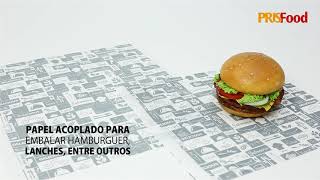 Papel Acoplado para Hamburguer e Lanches - PA01, PA02
