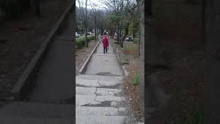 РАЗБИТЫЕ ДОРОГИ санатория имени Лермонтова ПЯТИГОРСКА