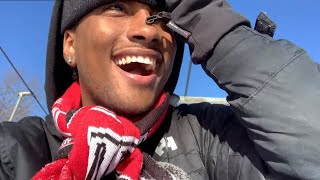 FIRST TIME SNOWBOARDING