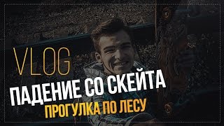 VLOG: Упал со скейта | Прогулка в лесу