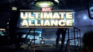 Marvel Ultimate Alliance Title Screen (Xbox 360, Wii, PS2, Xbox, PS3, PC)