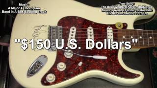 The Brad Whitford(Aerosmith) Signed Wayne's World Fender Stratocaster Guitar EricBlackmonGuitar HD