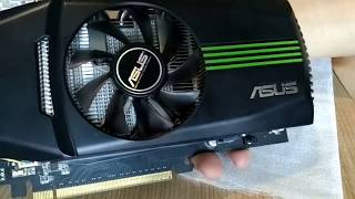 Обслуживаем GTS 450 ASUS ( чистка и замена термопасты)