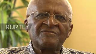 International: Life spent fighting apartheid and injustice - Desmond Tutu's highlights *ARCHIVE*