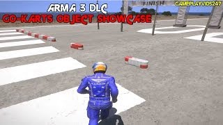Arma 3 - Go Kart's DLC Showcase! - New Race Track Objects Show Off!