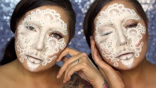 Pearl & Lace Mask Makeup Tutorial