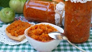 Икра из зелёных помидоров на зиму