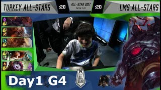 Turkey vs LMS | Day 1 of LoL 2017 All Star Group Stage | Turkey All-Stars vs LMS All-Stars