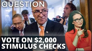 McConnell blocks vote on $2,000 stimulus checks, says Senate will consider