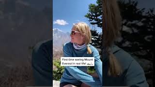 Certainly got a pit in my stomach as i saw her! #shorts #mounteverest #everest #rebeccalouise