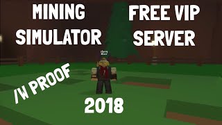 [EXPIRED] Mining Simulator - Free VIP Server 2018 [May]