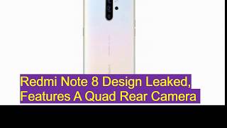 Redmi Note 8 series renders launch  on October in  in  India