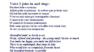 Medieval French chanson-motet: Je Langui-Domino-Pucelete