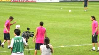 Lionel Messi and Dani Alves and Pinto's Pass~