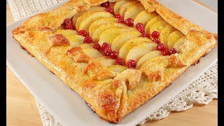 Слоеное Тесто/Легкий Рецепт/Яблочный Пирог и Слойки из Него