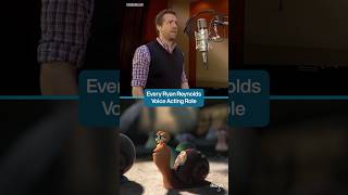 Ryan Reynolds Voice Acting Roles #shorts