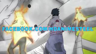 Kakashi activated Susano   Naruto and Sasuke kill Kaguya
