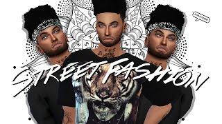 SIMS 4 MALE CAS | STREET FASHION | Collab w/ HiSimmer + FULL CC LIST & SIM